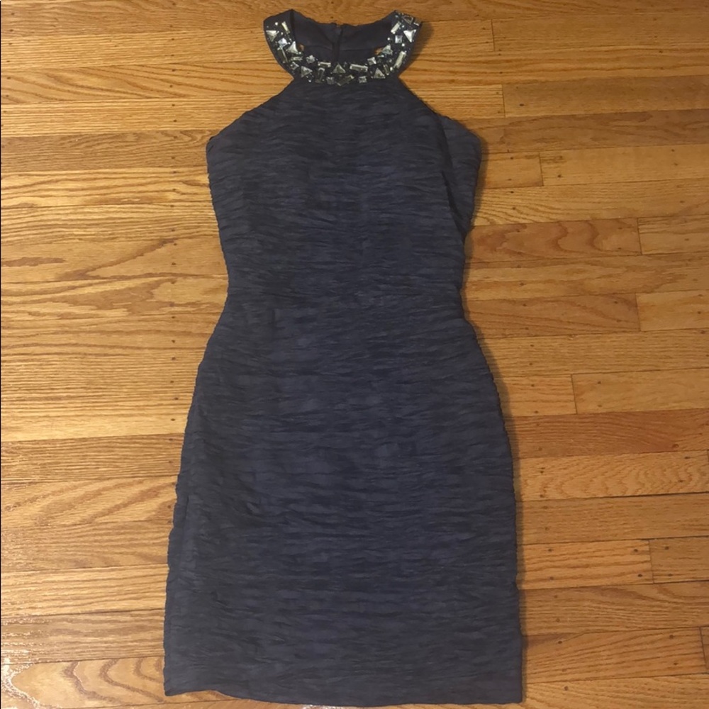 Cachet navy blue dress
